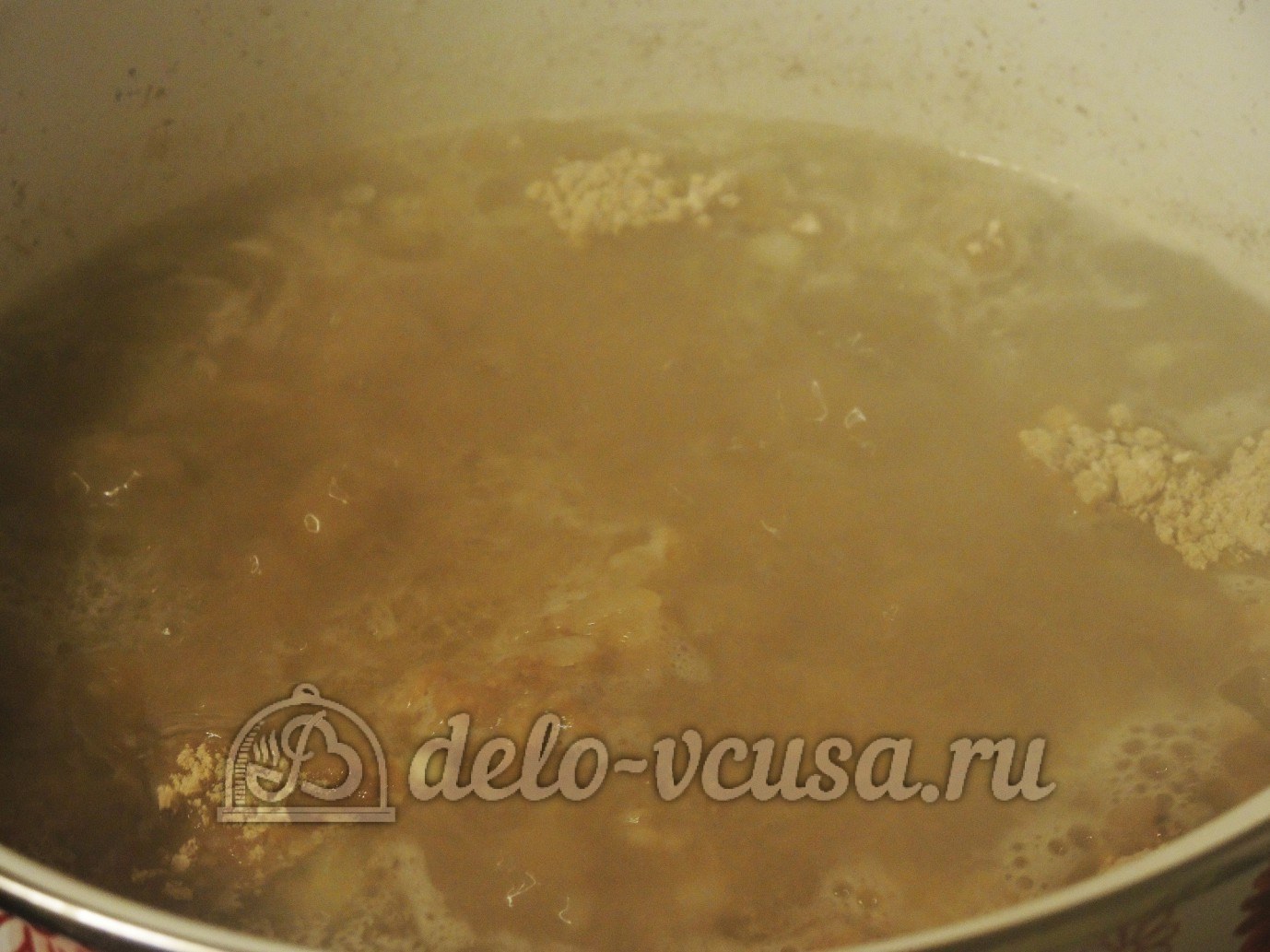 Шаг 10 приготовления Суп с почками