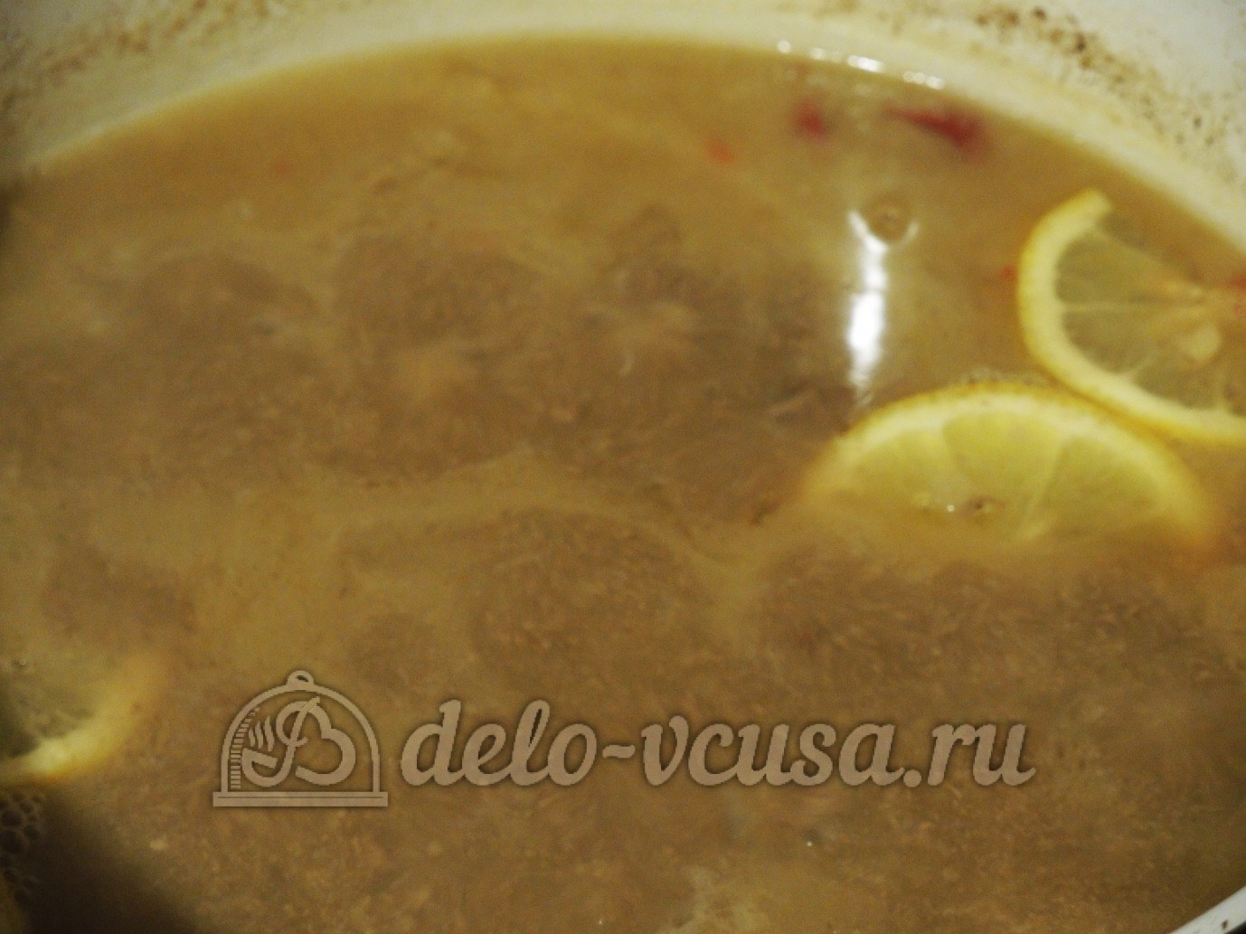 Шаг 11 приготовления Суп с почками