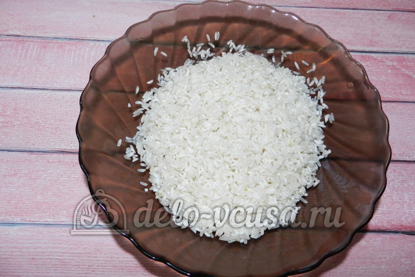 Шаг 1 приготовления Рисовые крокеты с сыром и ветчиной