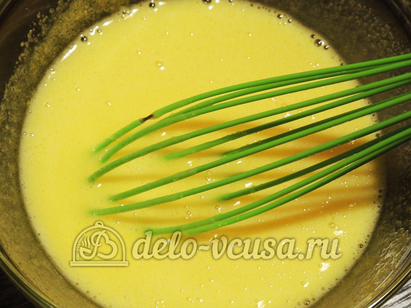 Шаг 14 приготовления Ирландский яблочный пирог с курдом