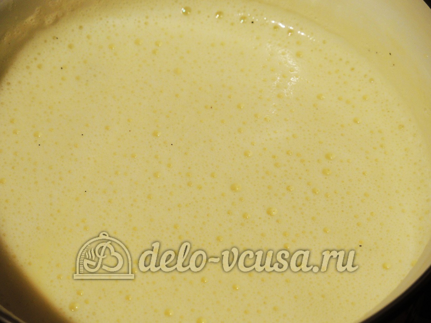 Шаг 15 приготовления Ирландский яблочный пирог с курдом