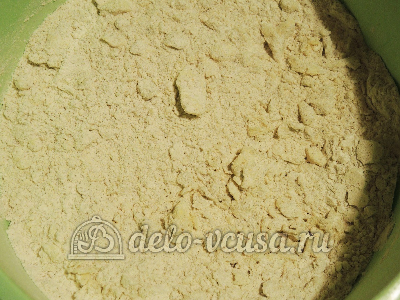 Шаг 4 приготовления Ирландский яблочный пирог с курдом
