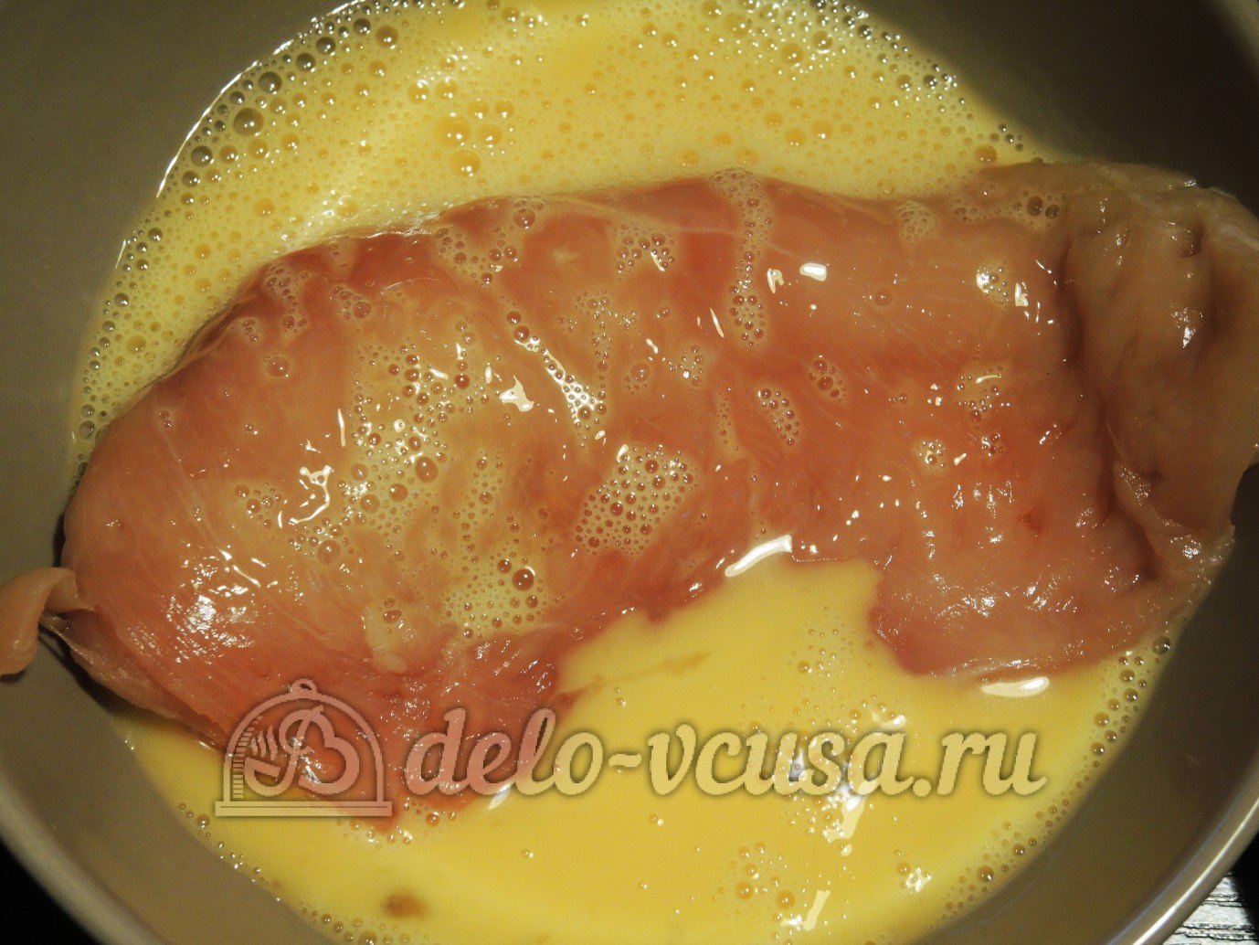 Шаг 5 приготовления Курица миланезе с томатным соусом