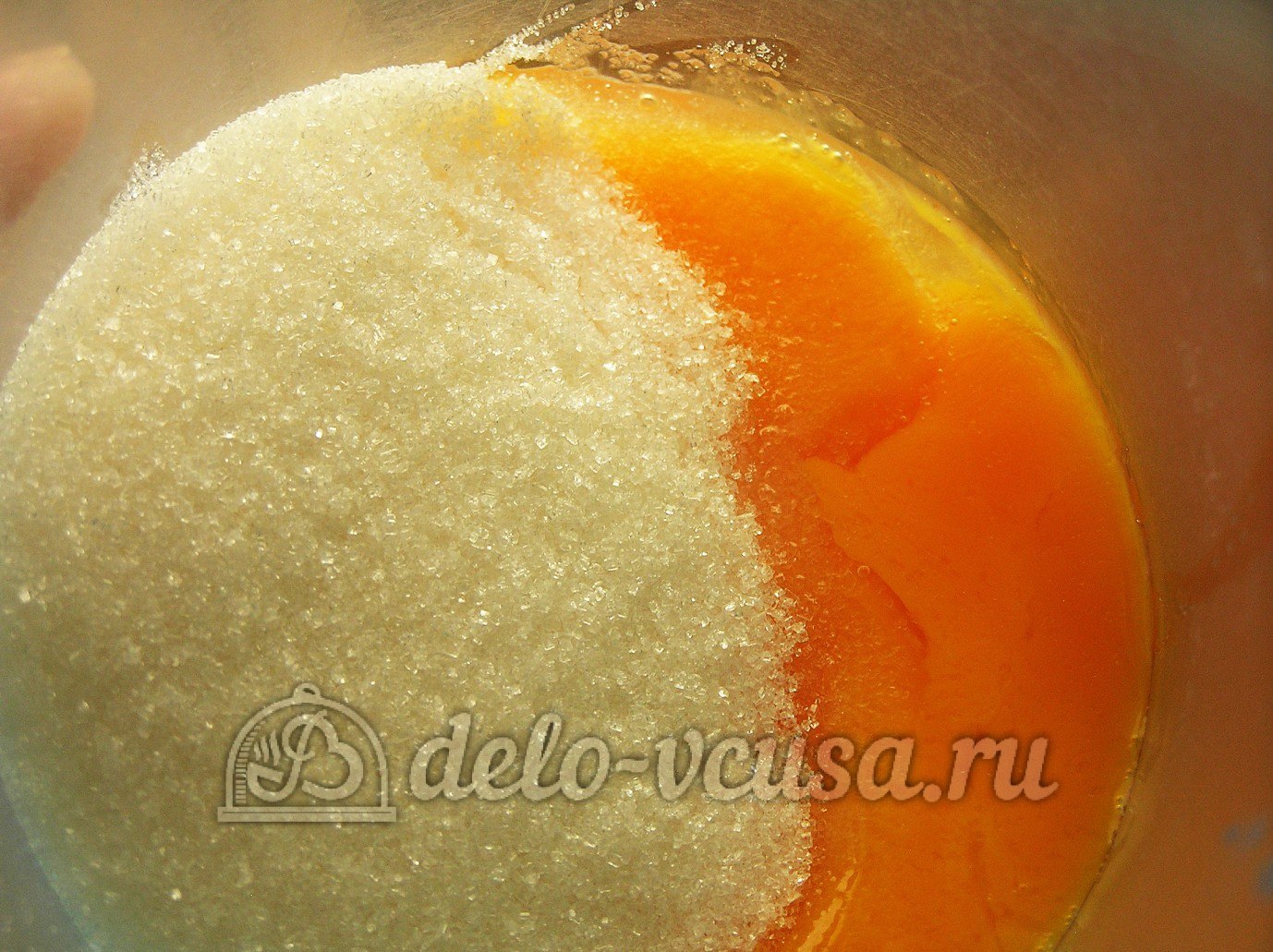 Шаг 2 приготовления Яблочный пирог с безе