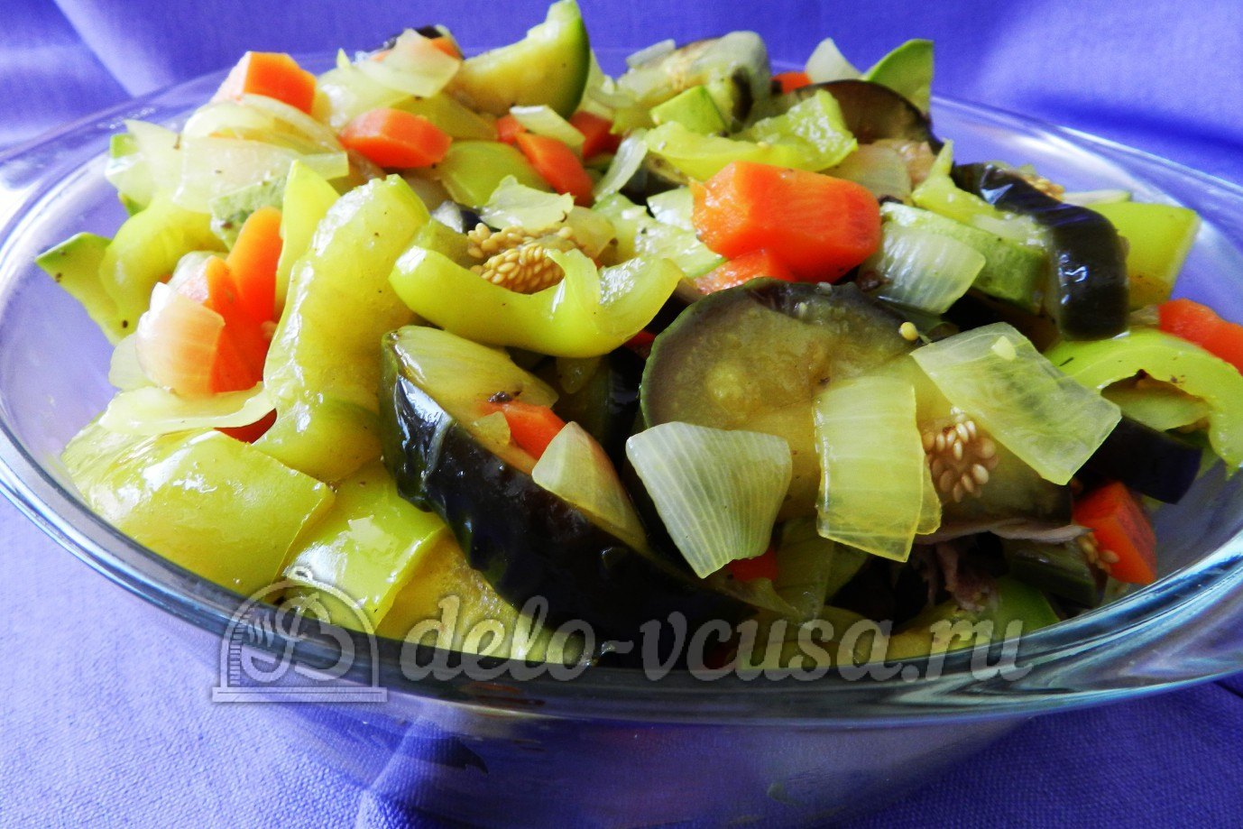 Шаг 12 приготовления Курица под овощами