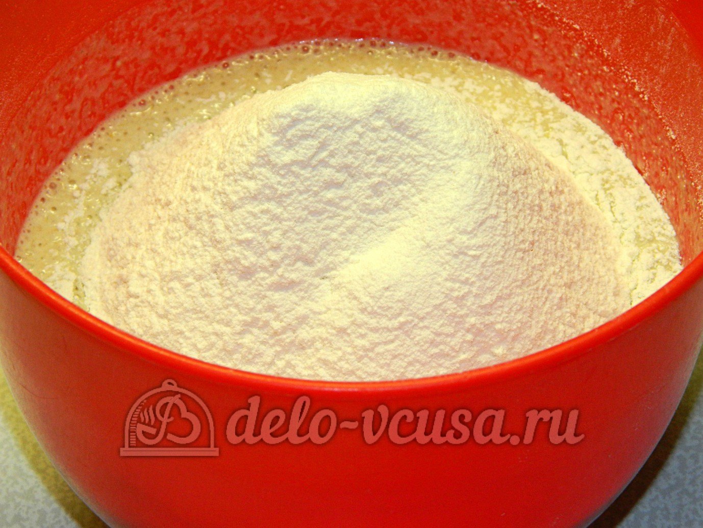 Шаг 6 приготовления Ржаной хлеб с пшенной мукой