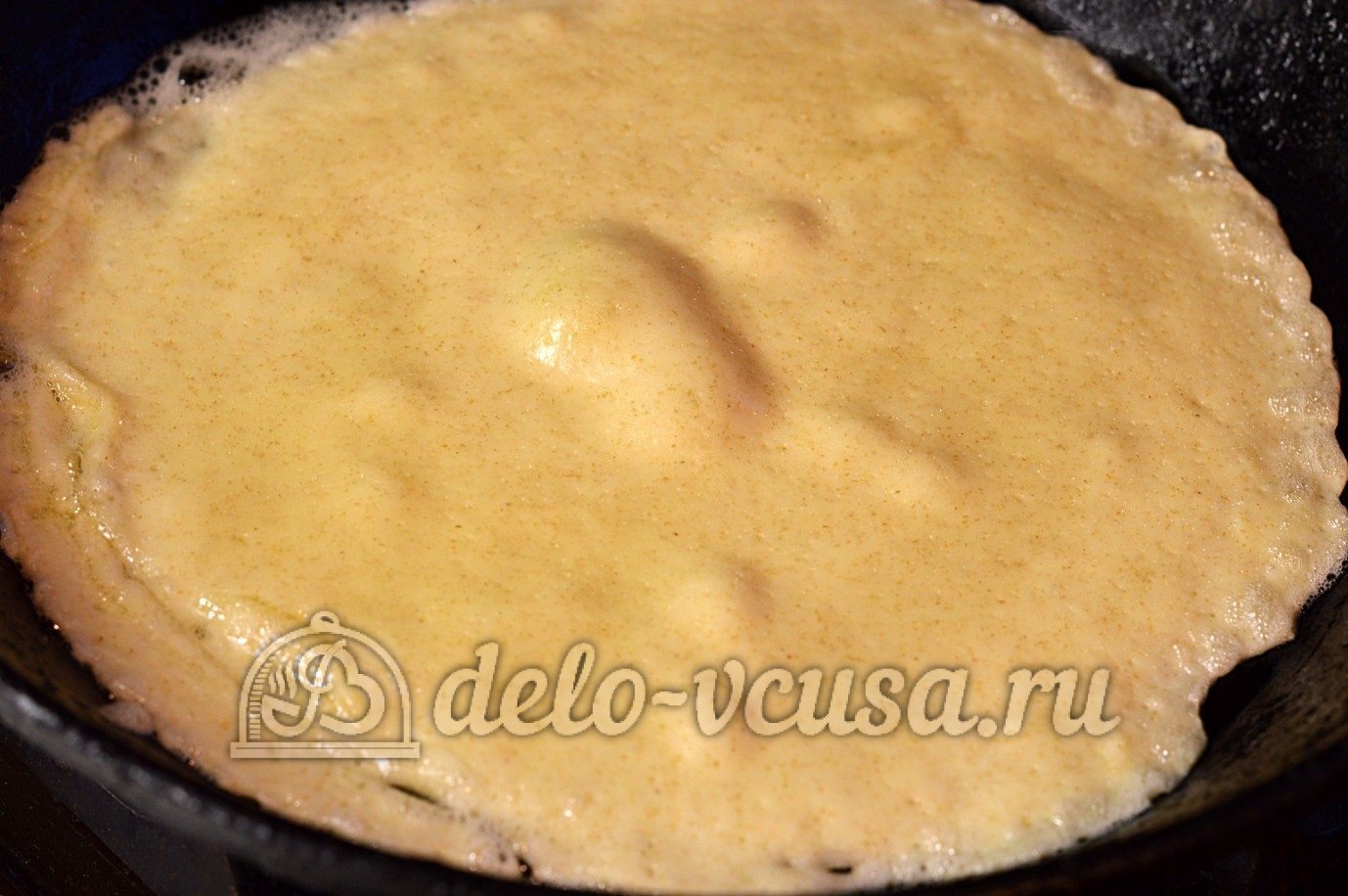 Шаг 9 приготовления Ржаные блины