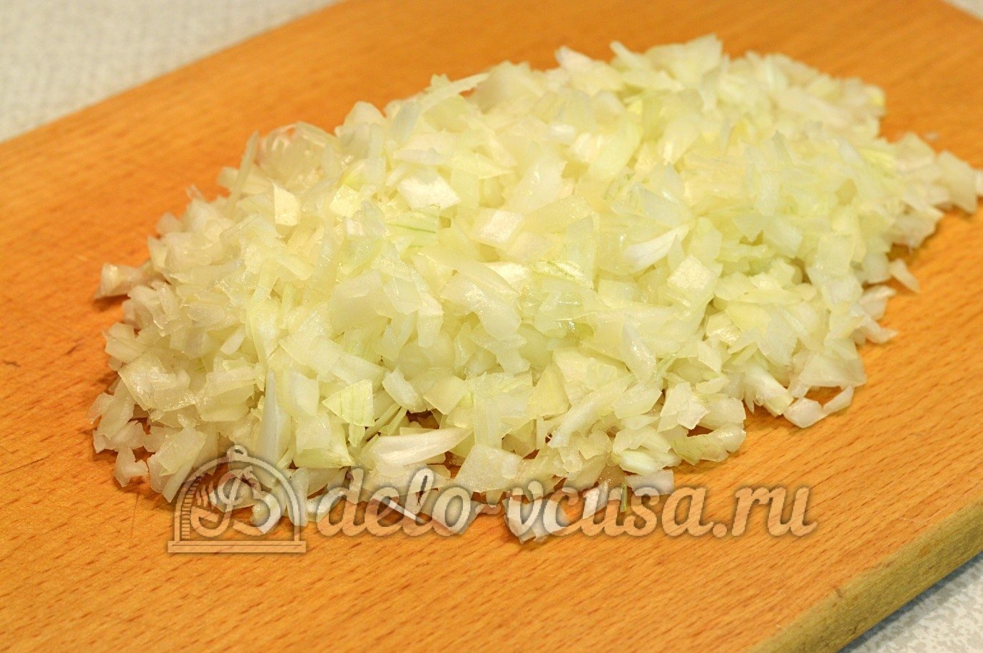Шаг 2 приготовления Салат с блинами, кукурузой, капустой и курицей