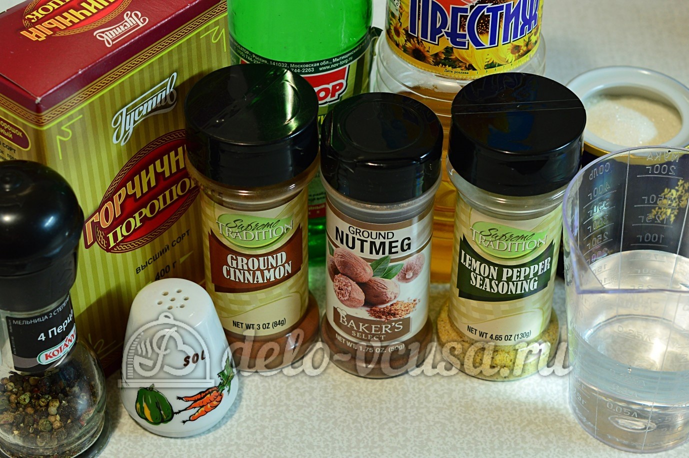 Ингредиенты Домашняя горчица Фото ингредиенты Домашняя горчица