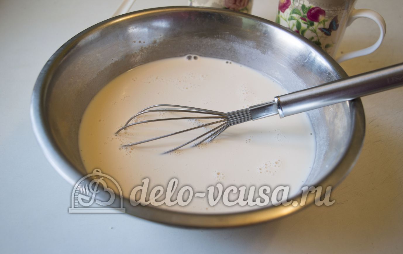 Шаг 2 приготовления Десерт из ряженки