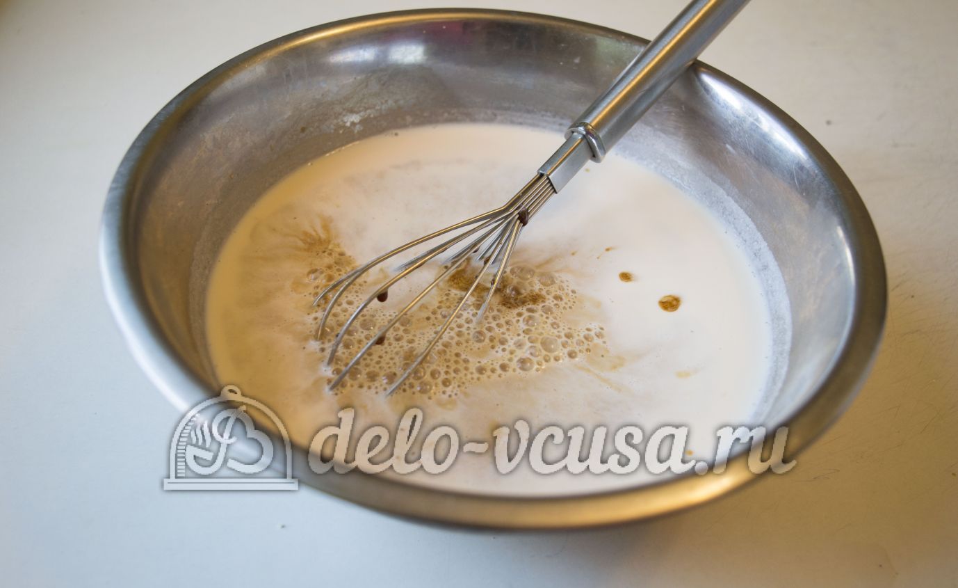 Шаг 3 приготовления Десерт из ряженки