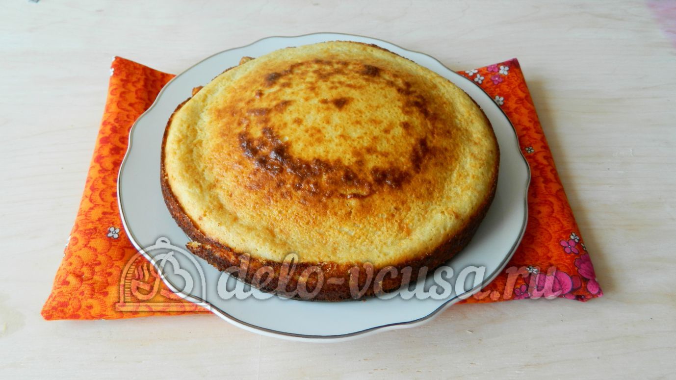 Шаг 10 приготовления Манник с мандаринами