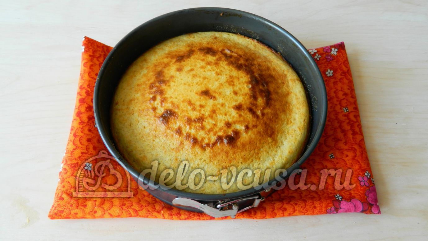 Шаг 9 приготовления Манник с мандаринами