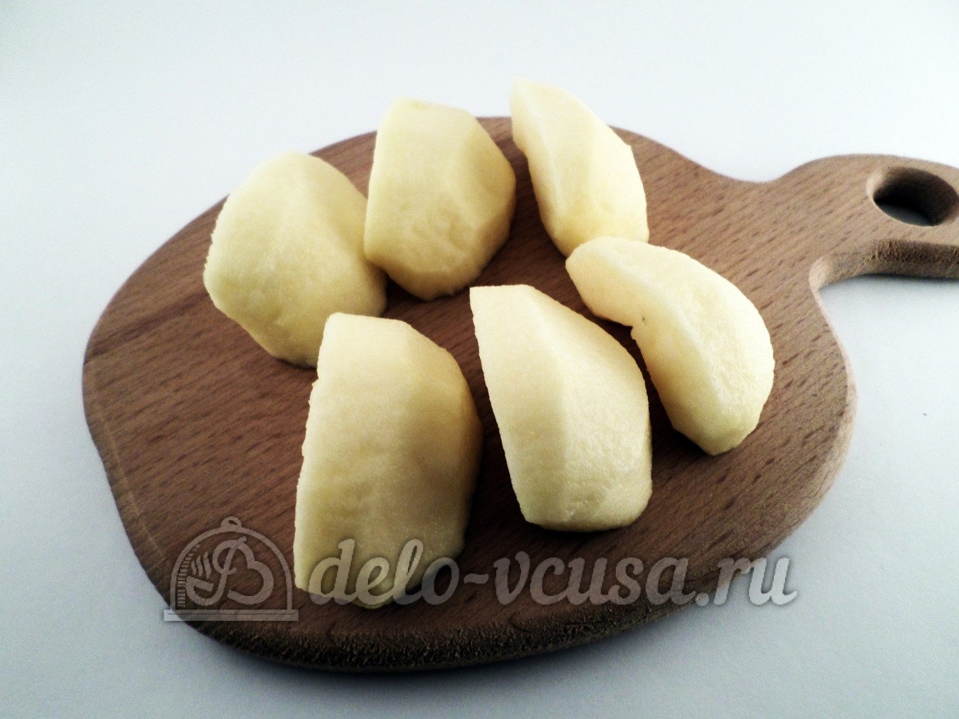 Шаг 3 приготовления Как заморозить яблоки для начинки