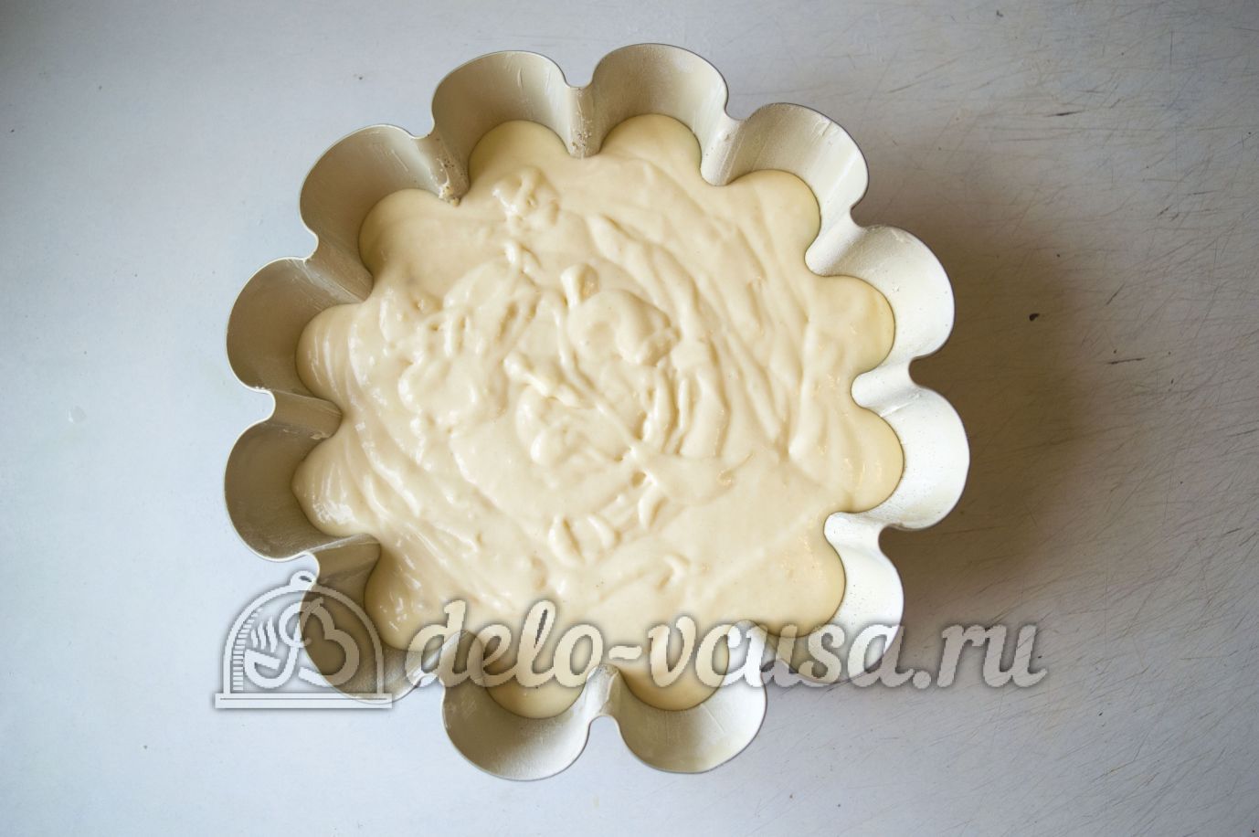 Шаг 7 приготовления Кекс с орехами