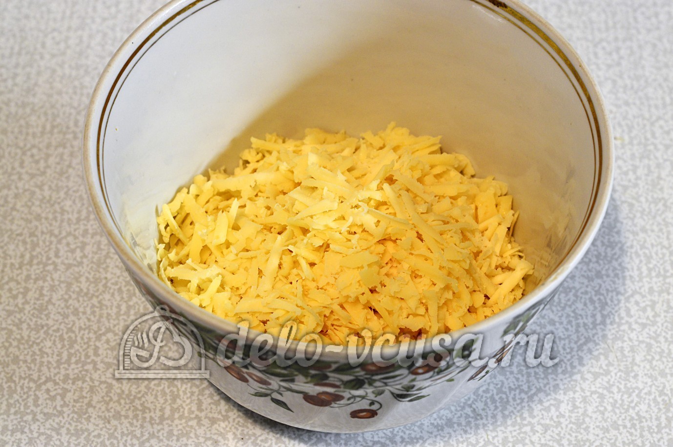 Шаг 11 приготовления Блины с сыром и зеленью