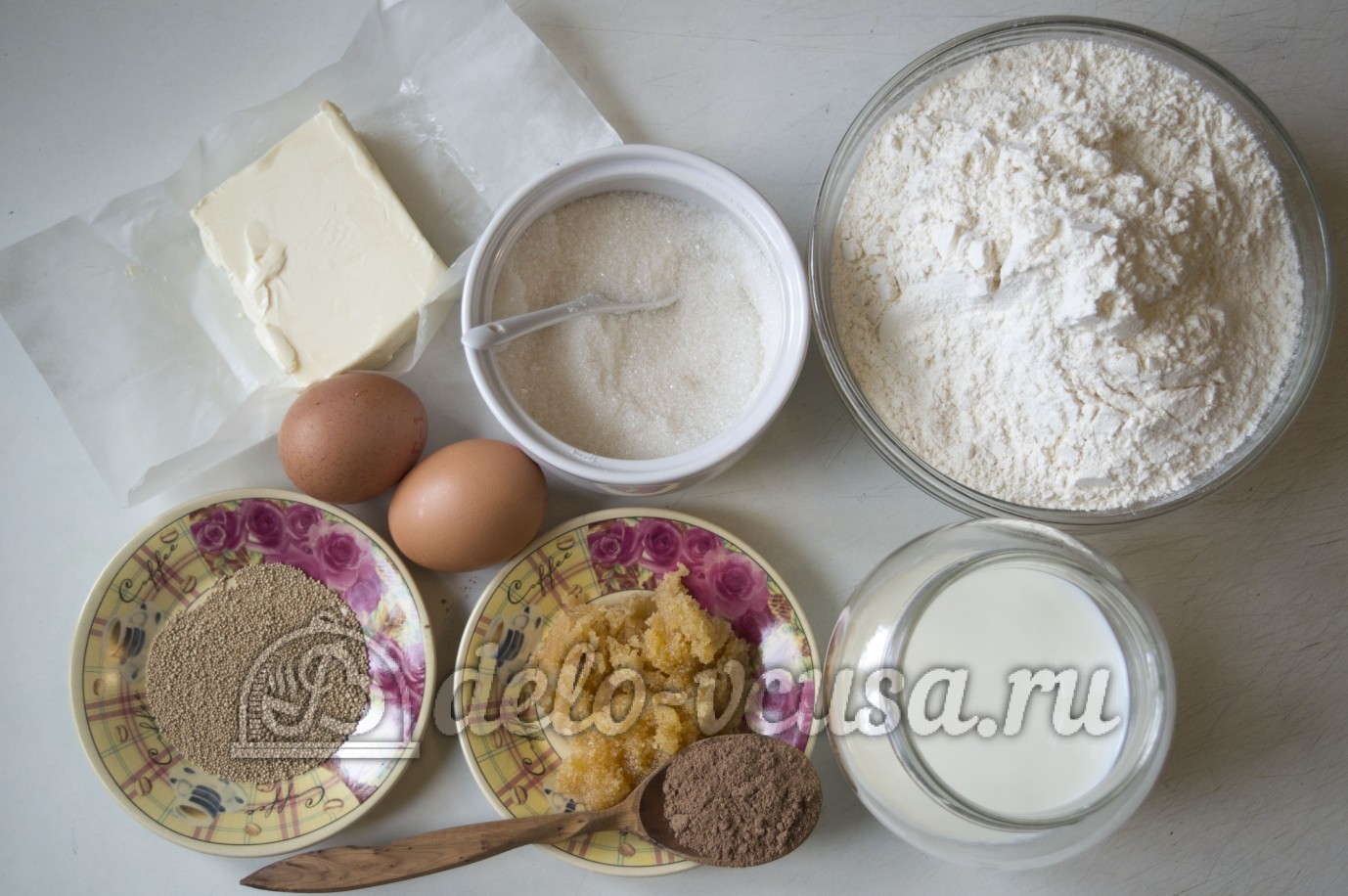 Ингредиенты Эстонская булочка с корицей Фото ингредиенты Эстонская булочка с корицей