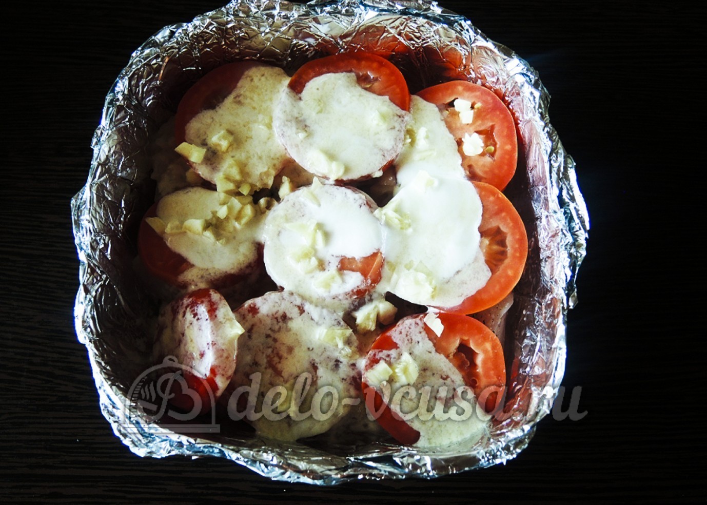 Шаг 14 приготовления Куриное филе Сюрприз