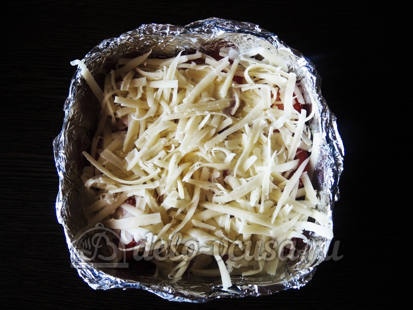 Шаг 15 приготовления Куриное филе Сюрприз