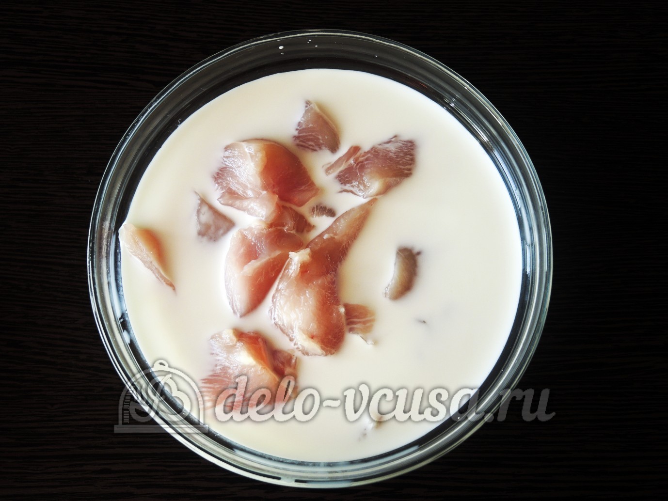 Шаг 2 приготовления Куриное филе Сюрприз