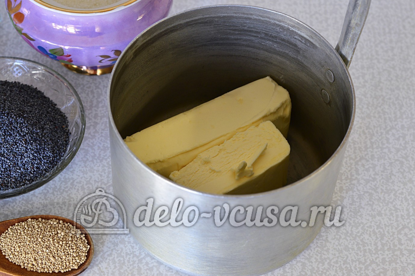 Шаг 1 приготовления Дрожжевые булочки с маком