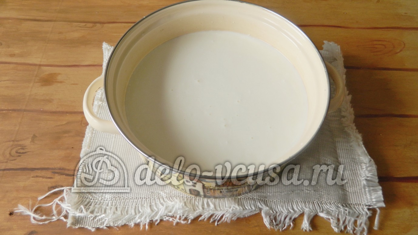 Шаг 1 приготовления Домашний сыр Фета