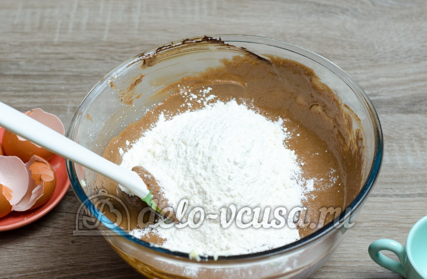 Шаг 11 приготовления Шоколадный брауни