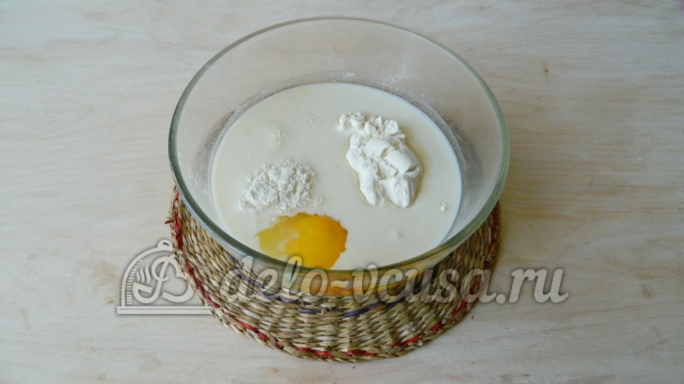 Шаг 1 приготовления Кокосовый пирог со сливками