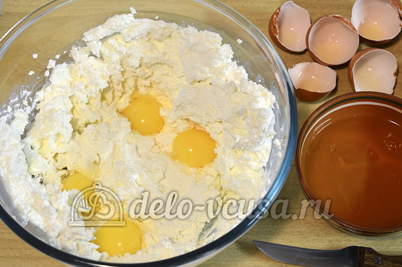 Шаг 4 приготовления Царская пасха