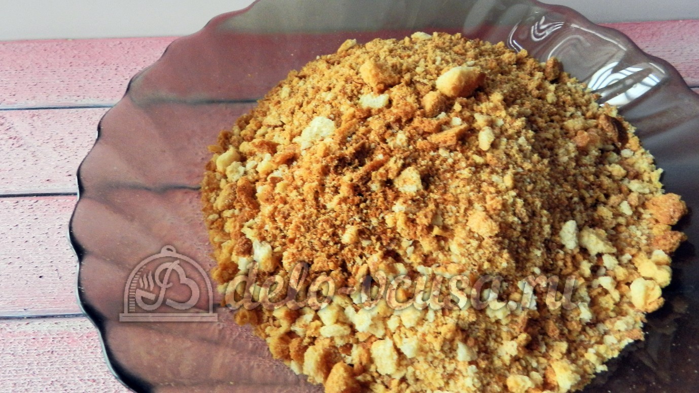 Шаг 5 приготовления Куриное филе в сухарях