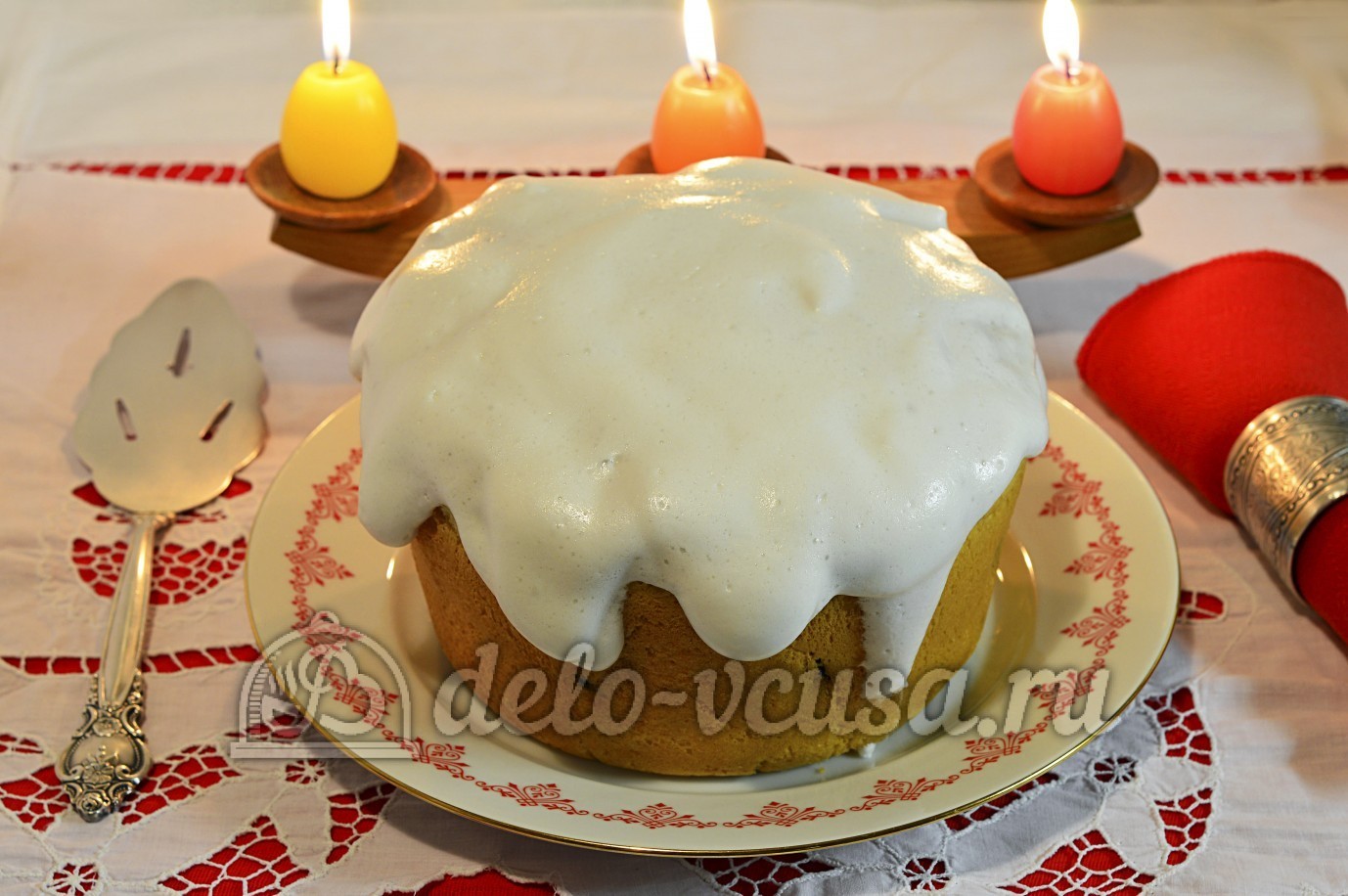 Шаг 14 приготовления Быстрый кулич