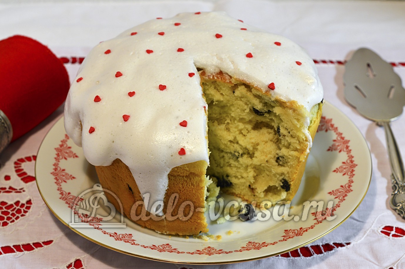 Шаг 15 приготовления Быстрый кулич