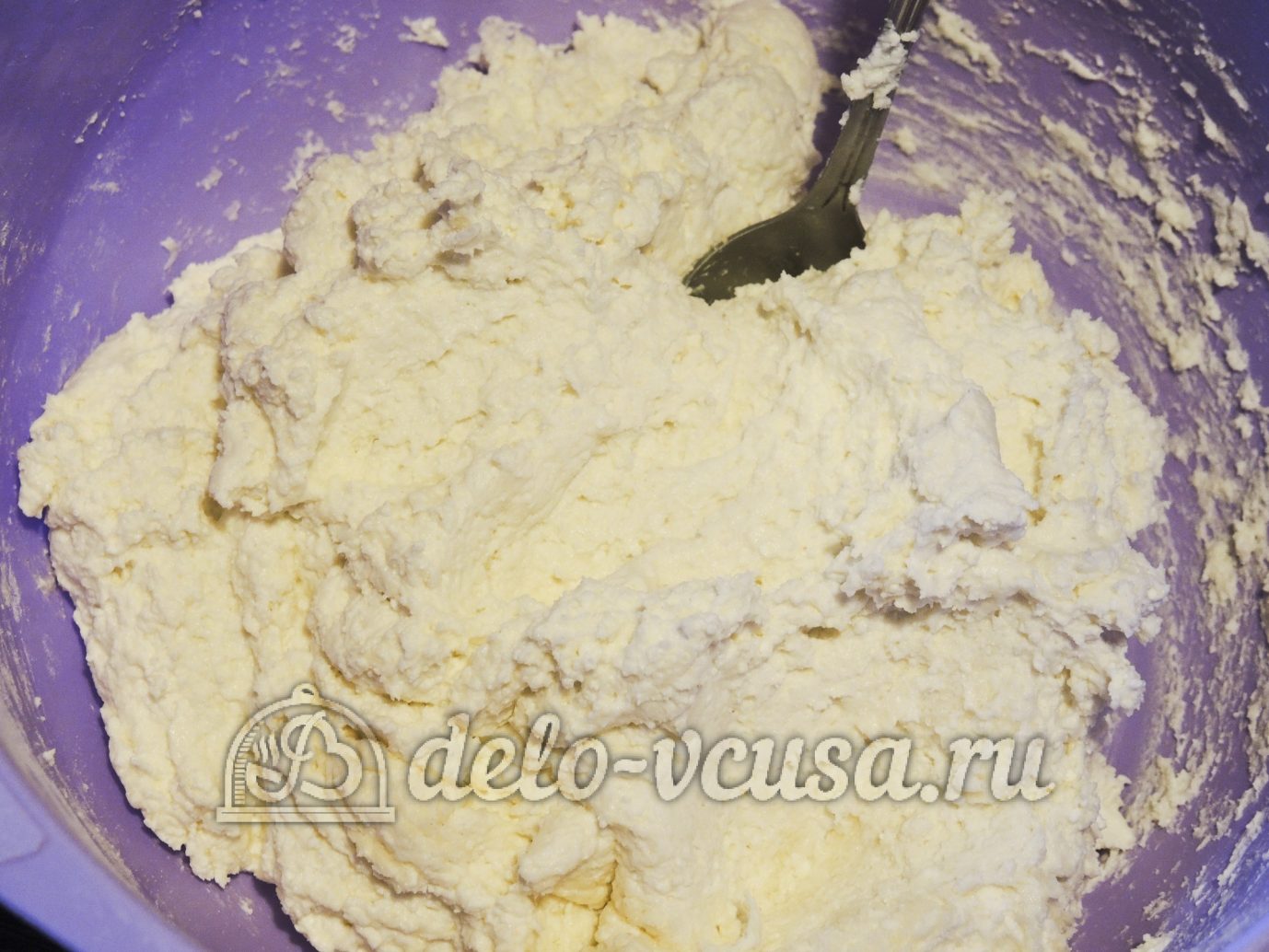 Шаг 3 приготовления Сырники с фруктами