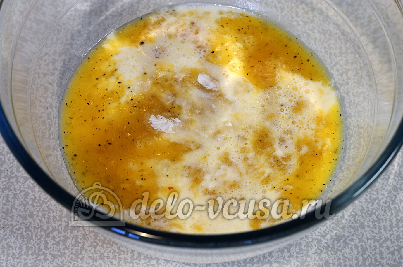 Шаг 2 приготовления Маффины с кукурузой и зеленью
