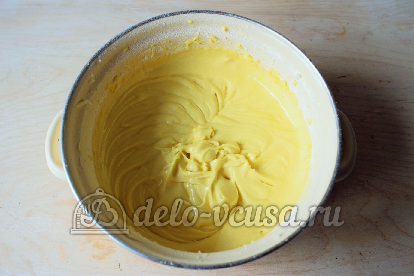 Шаг 3 приготовления Маффины с черешней