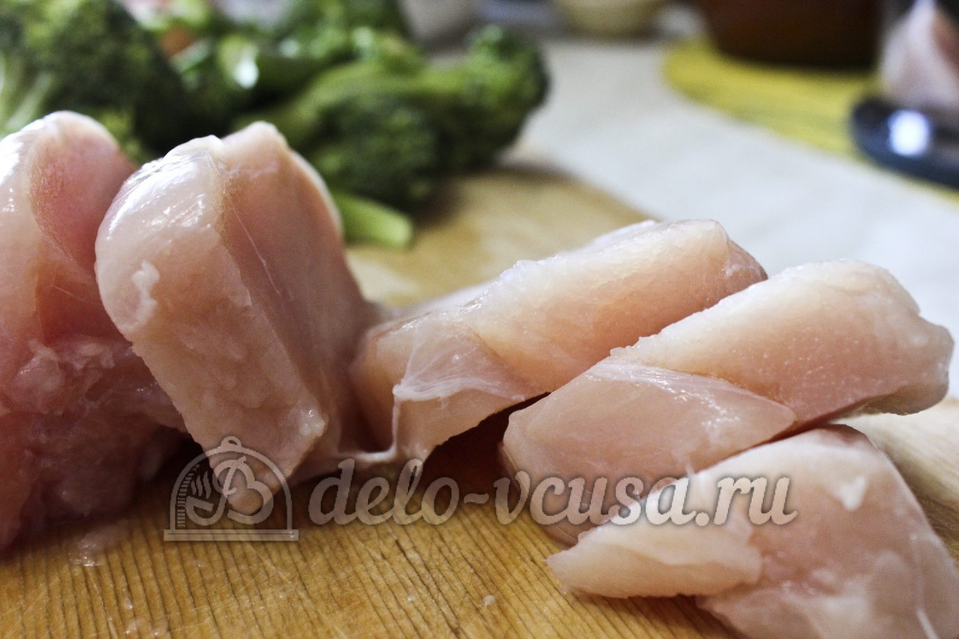 Шаг 1 приготовления Куриные котлеты с брокколи
