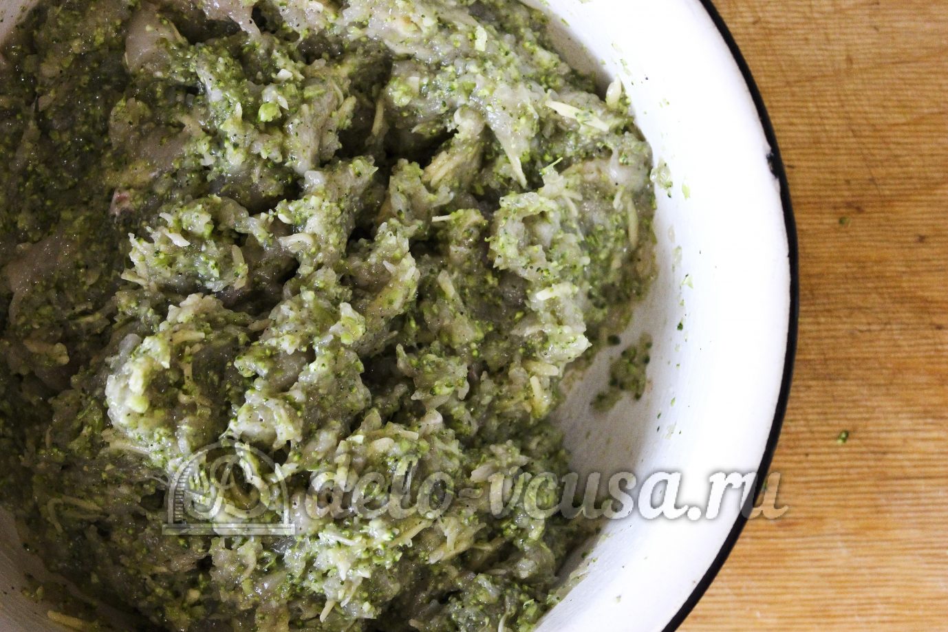 Шаг 7 приготовления Куриные котлеты с брокколи