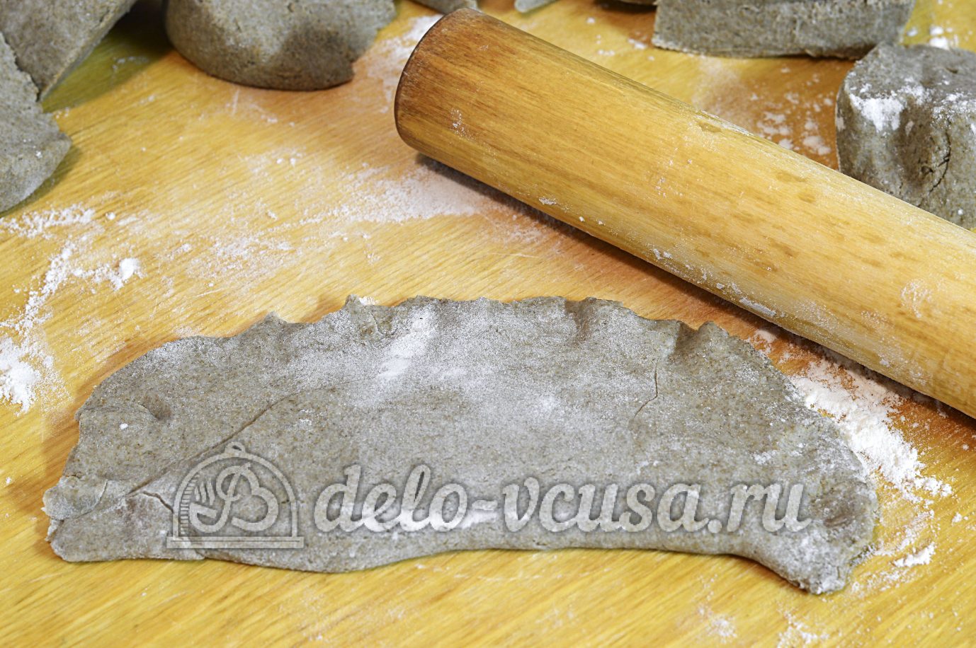 Шаг 10 приготовления Кутабы из ржаной муки
