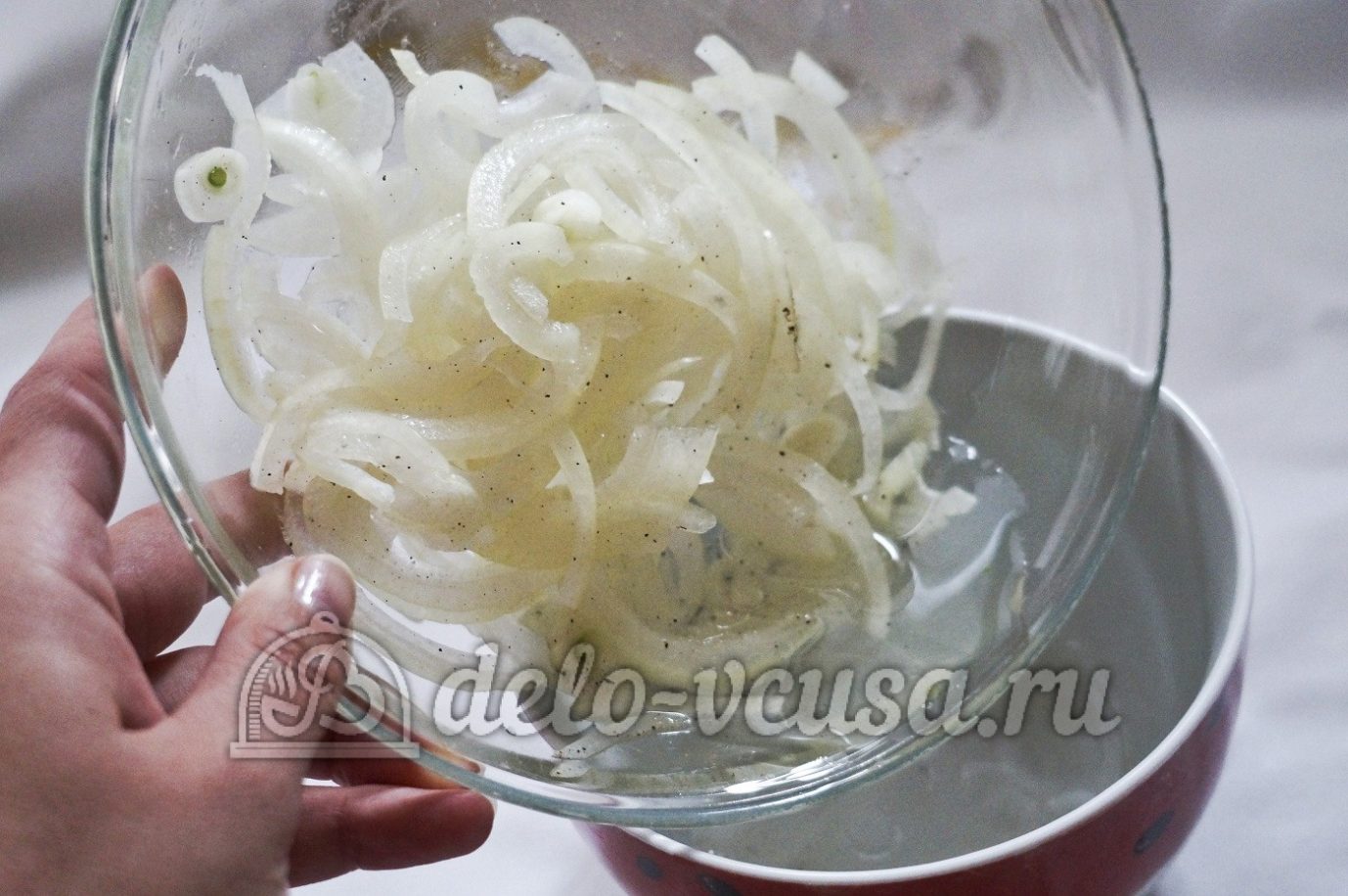Шаг 10 приготовления Салат с языком и морковью по-корейски