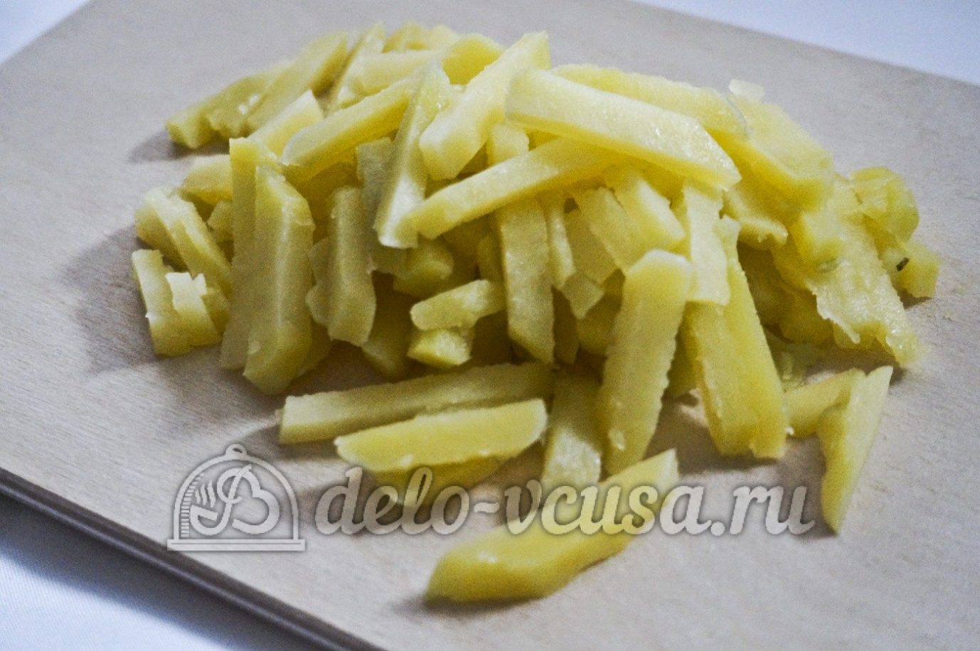 Шаг 7 приготовления Салат с языком и морковью по-корейски