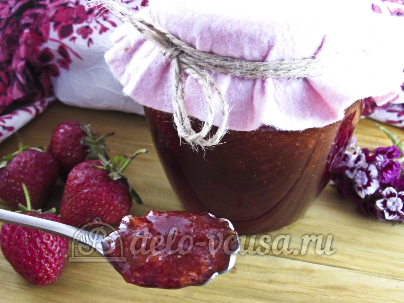 Шаг 10 приготовления Джем из клубники
