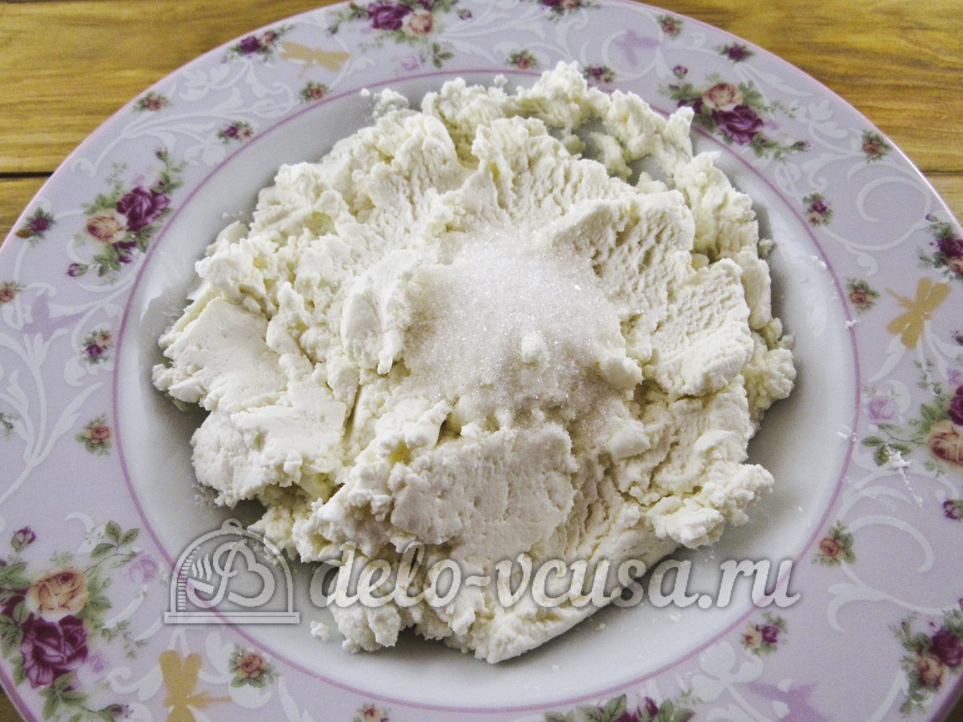 Шаг 4 приготовления Клубника с творогом