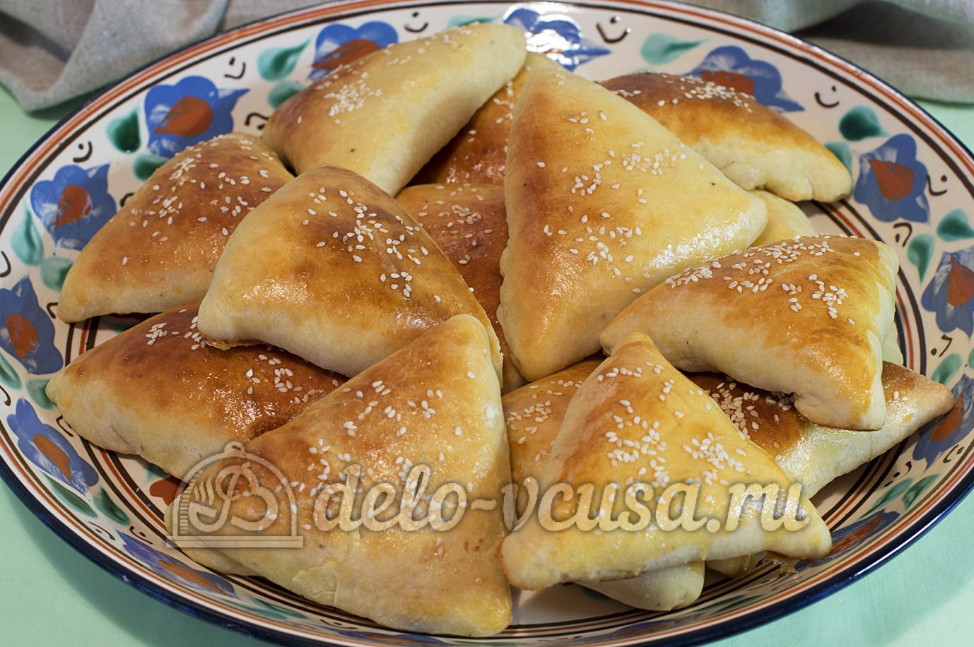 Шаг 18 приготовления Пирожки с капустой и яйцом в духовке