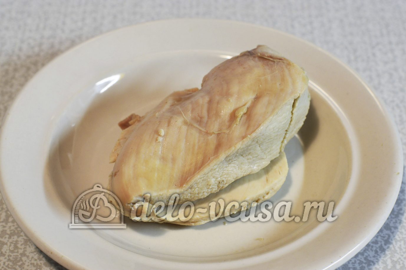 Шаг 1 приготовления Закуска на чипсах с курицей