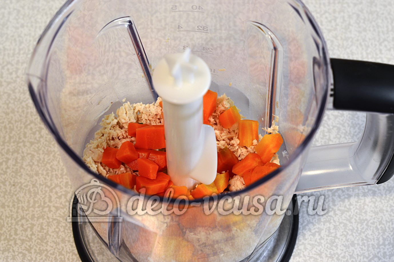 Шаг 4 приготовления Закуска на чипсах с курицей