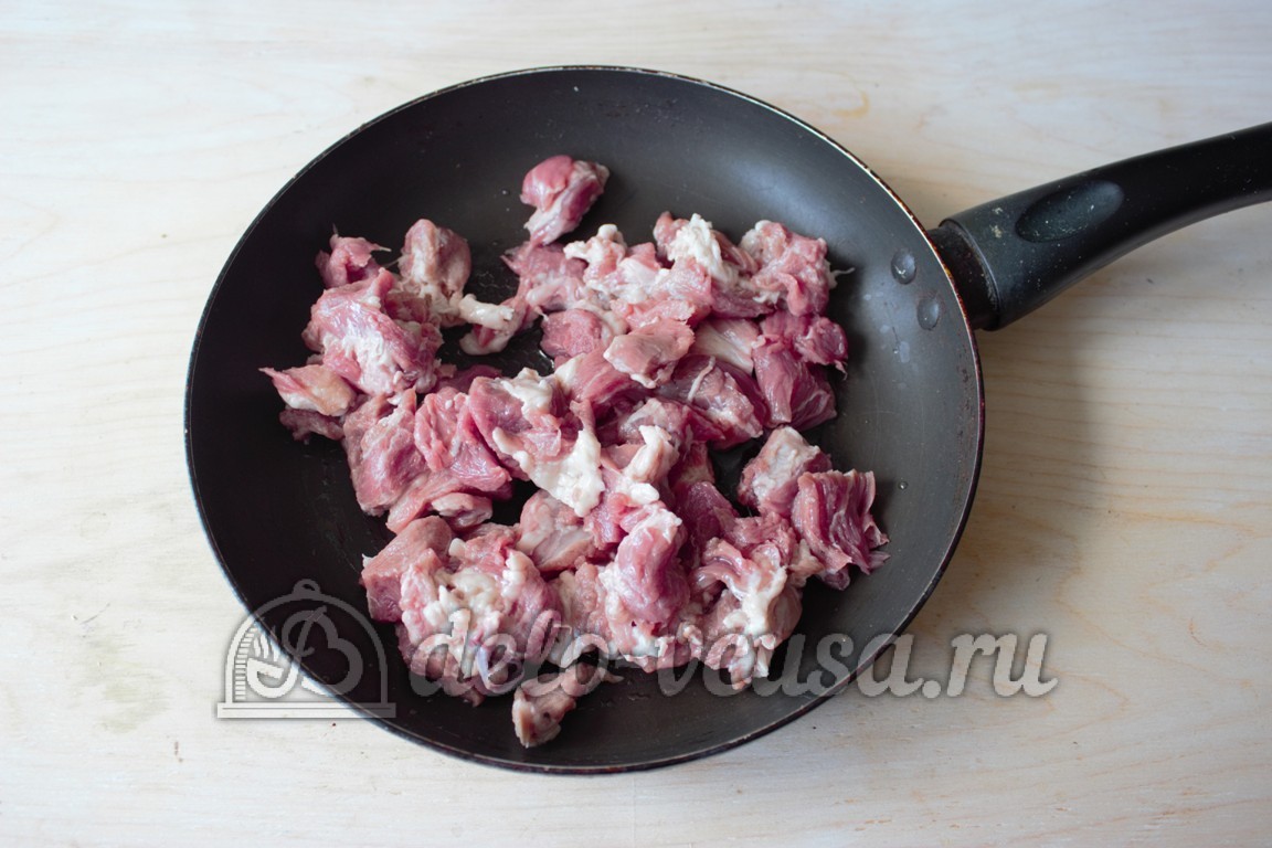 Шаг 1 приготовления Суп-лапша с мясом