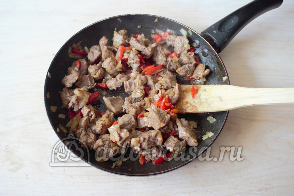 Шаг 5 приготовления Суп-лапша с мясом