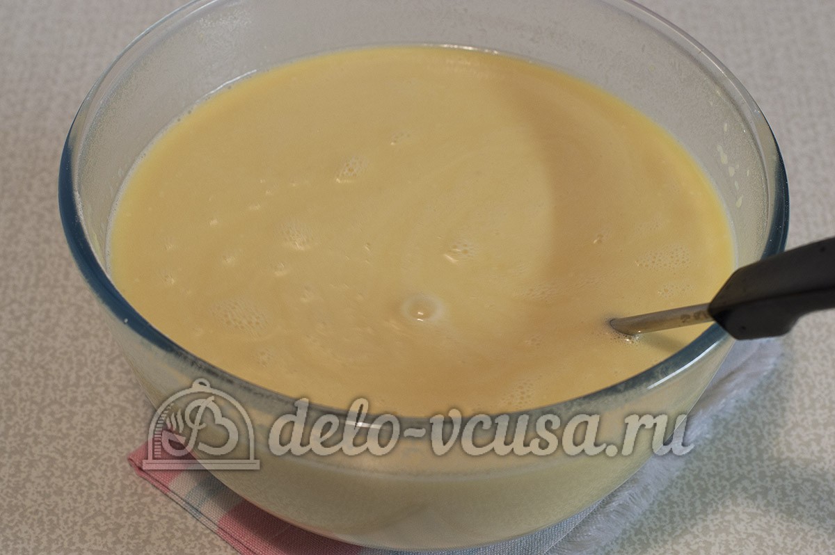 Шаг 8 приготовления Блины на воде