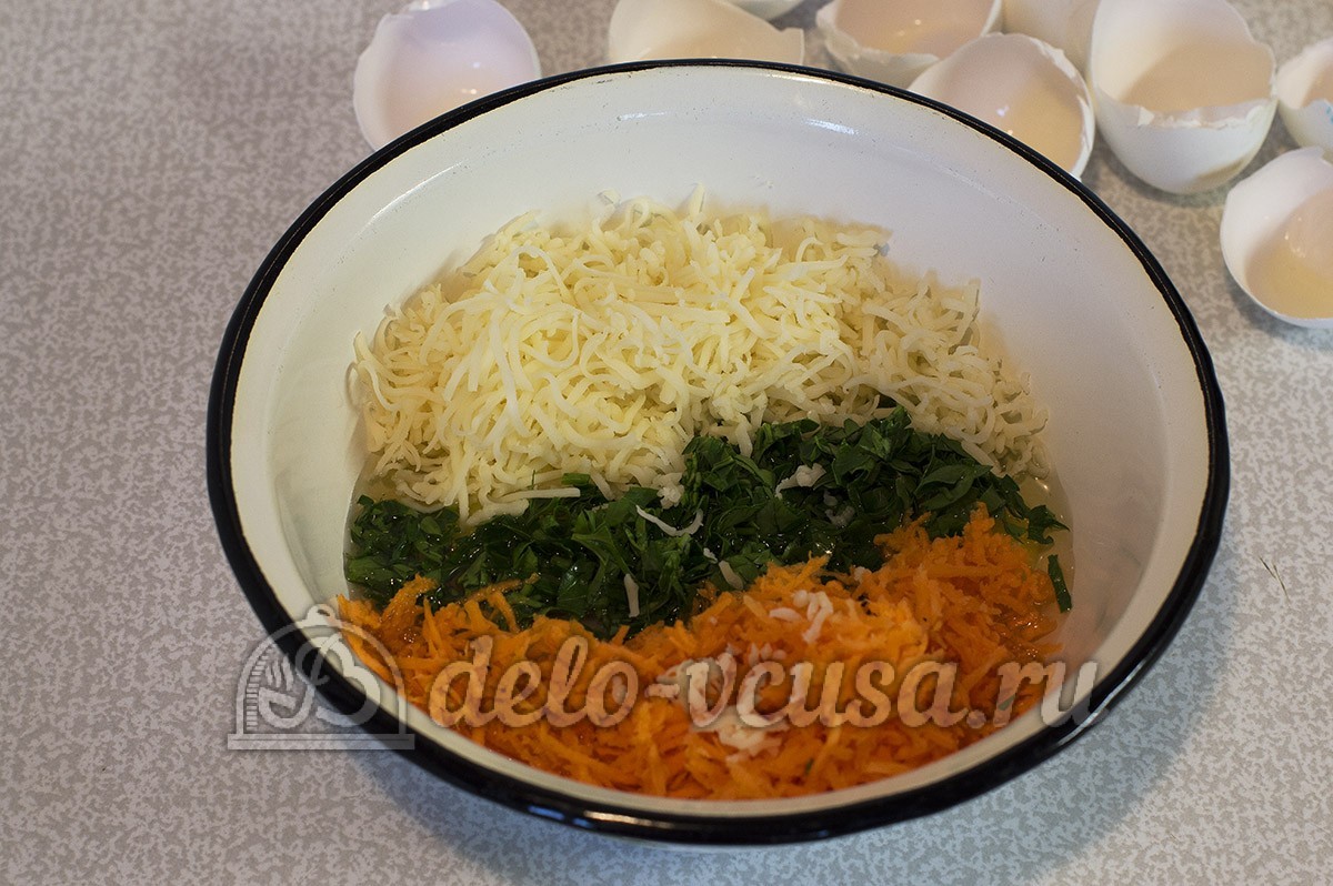 Шаг 5 приготовления Куриный рулет с омлетом