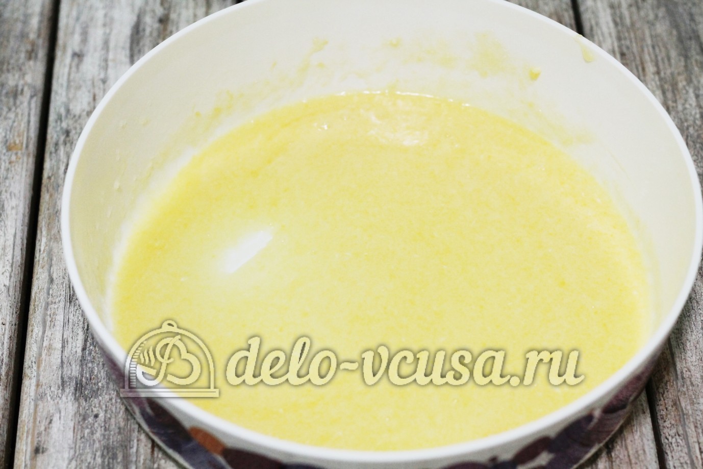 Шаг 3 приготовления Овсяный пирог с яблоками